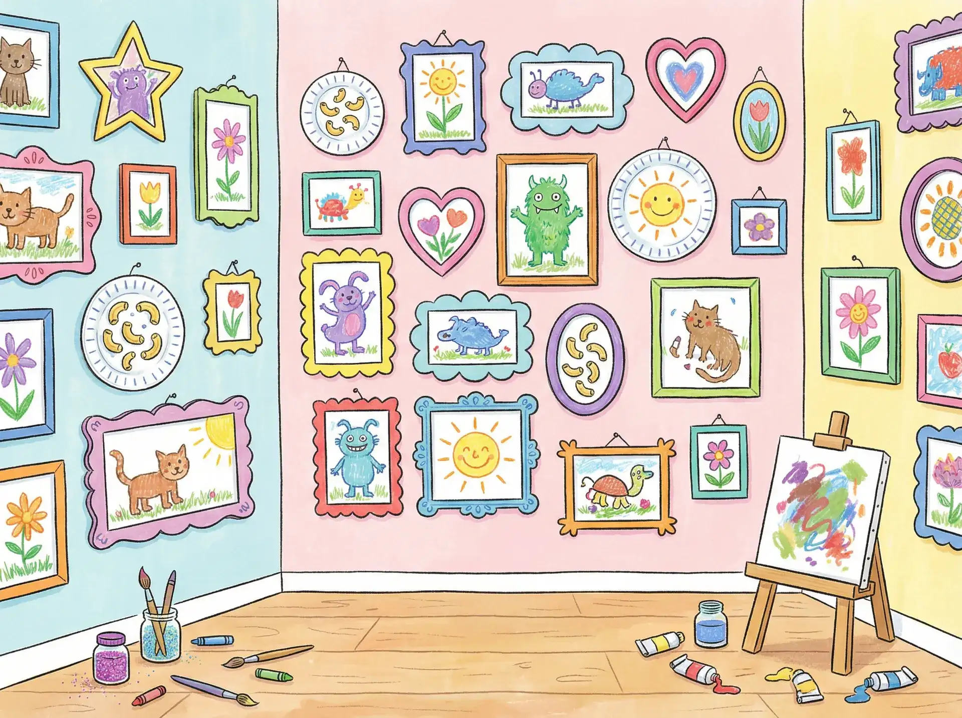 小朋友的彩色画作 - acg里番资源站全彩 创意展示